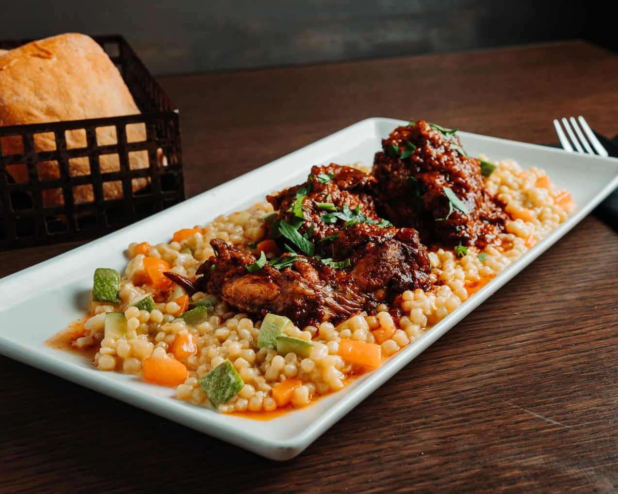 Meat with couscous - Villaggio